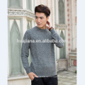 schwarz / weiß AB Garn stricken Herren Cashmere-Pullover